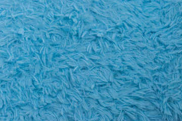 Beautiful sparkling artificial blue fur texture