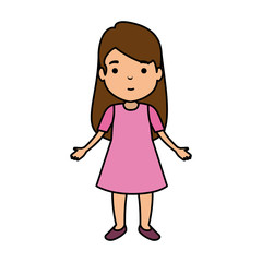 cute little girl character