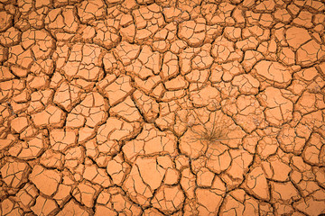 Crack earth/Crack soil on dry season/Global worming effect