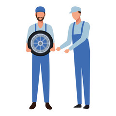 industry car manufacturing cartoon