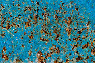 Grunge rusty colourful metal texture background