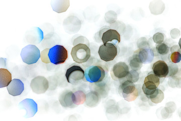Abstract bokeh  texture on white