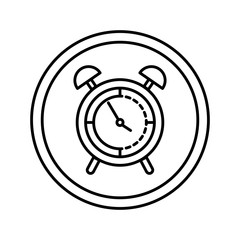 alarm clock isolated icon