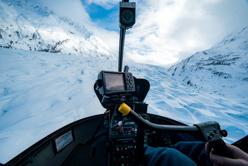 Anchorage Alaska In a Helicopter