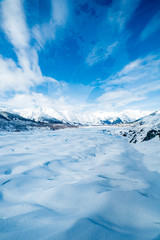 Fototapeta na wymiar Spencer Glacier, Alaska