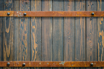 old metal and wood