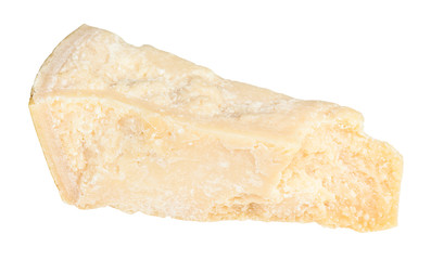 Parmigiano Reggiano (Parmesan) cheese isolated