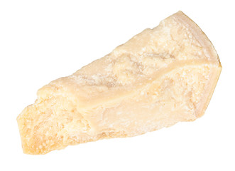 local italian Parmesan hard cheese isolated