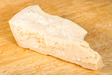 Parmigiano Reggiano (Parmesan) cheese on board