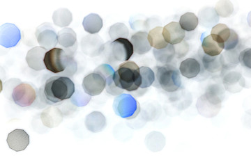 Abstract bokeh  texture on white