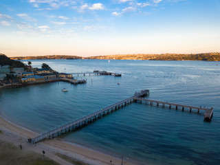 pier at sunset