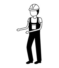 construction worker in overall
