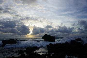 vast oceans and beautiful clouds