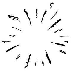 burst element doodle