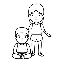 mother with son characters