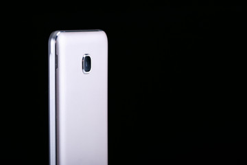 concept of tracking on smartphone. invasion of privacy.