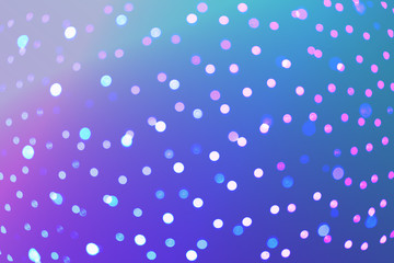 abstract purple to blue light bokeh background