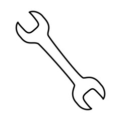 wrench construction tool icon