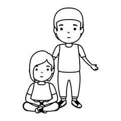 father with daughter characters