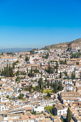 Naklejka premium granada city view