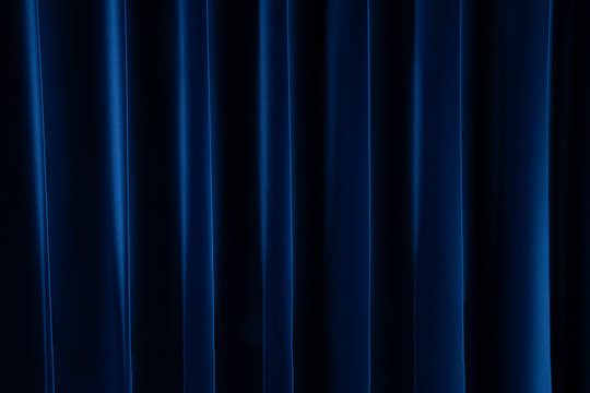 curtain dark blue