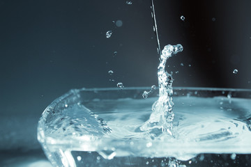 Obraz na płótnie Canvas Water droplet background