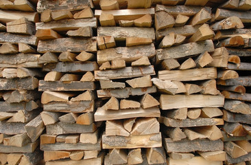 Wood for fireplace