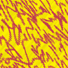 The abstract background of yellow color with a multicolored chaotic pattern