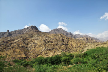 Obraz premium Arab village, Yemen