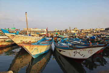 Obraz premium Hodeida, Yemen, Red Sea, Bab El Mandeb Strait