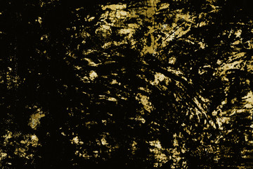 Obraz na płótnie Canvas Dark grunge background of golden texture