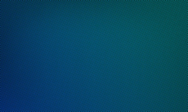 LED Video Wall Screen Texture Background. Vector Digital Blue Light LED Dot Mesh Gradient Pattern