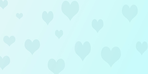 abstract background with hearts