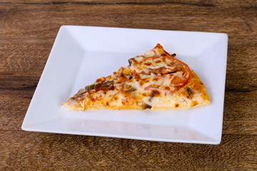 Pizza with meat
