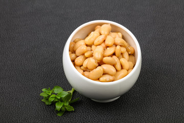 Baked white bean