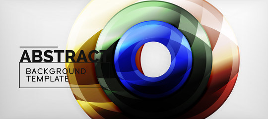 Obraz premium Modern geometrical abstract background, vector design