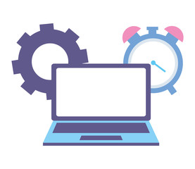 laptop computer clock