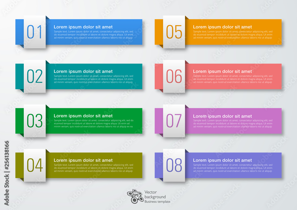 Wall mural web button and headline design, vector graphics