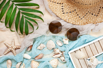 Vacation concept with marine theme