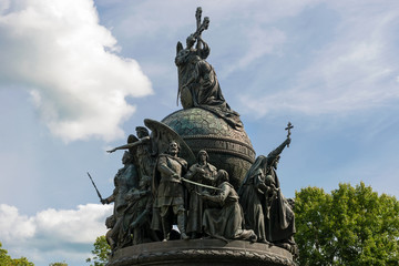 Obraz premium Monument The Millennium of Russia in Novgorod, Novgorod, Russia
