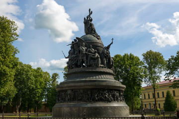 Fototapeta premium Monument The Millennium of Russia in Novgorod, Novgorod, Russia