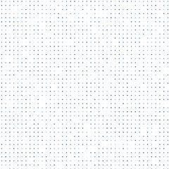 Blue  points dots  on white background   