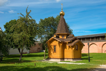 Fototapeta na wymiar Vladimir Chapel, Veliky Novgorod, Russia