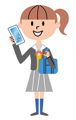 ル	女子中高生　スマホ　通話　