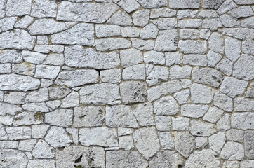 Dry grey pavement or wall of stone