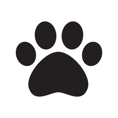 Dog paw vector footprint logo icon cat claw cartoon character graphic symbol illustration french bulldog bear doodle