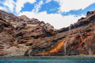 Beautiful rocks in mountains landscape