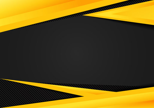 Black and Yellow Background