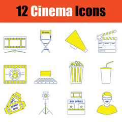 Cinema icon set