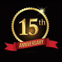 15th golden anniversary logo